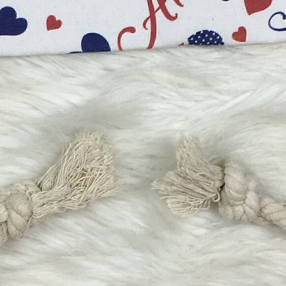 ANNA & AVA Soho Sling Backpack Love America Heart Patriotic Canvas Nautical NWOT - Picture 7 of 7